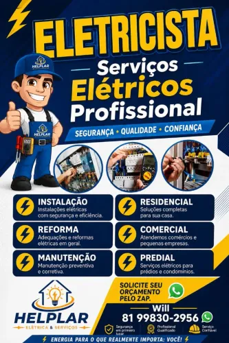 Eletricista Residencial, Predial e Industrial