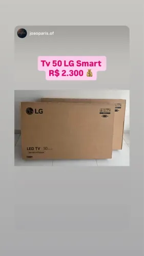 TV LG SMART 50 POLEGADAS * Lacrada