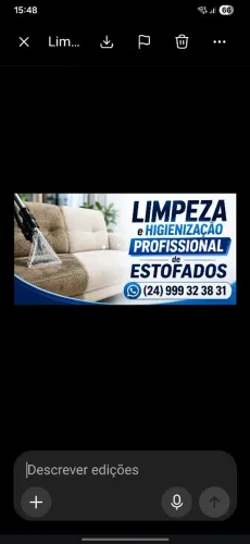 Limpeza e higienização profissional de estofados