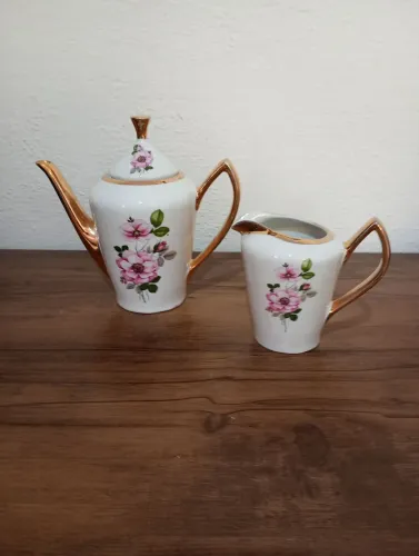 Jogo café porcelana Pozzani