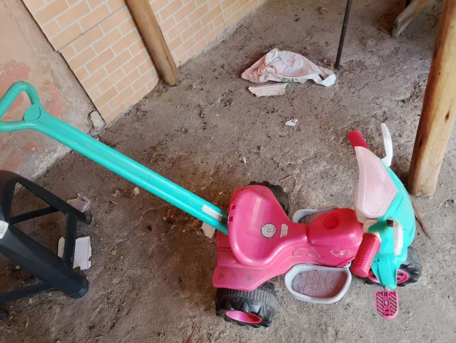 Carrinho motoca menina
