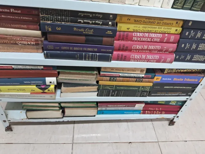 Lote de Livros de Direito Clássicos - Ideal para Decoração de Escritórios e Colecionadores