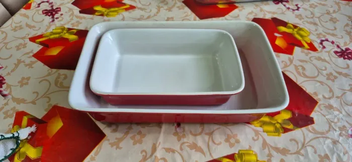 Travessas de porcelana