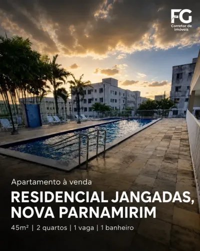 Imóvel para venda com 45 metros quadrados com 2 quartos em Nova Parnamirim - Parnamirim -