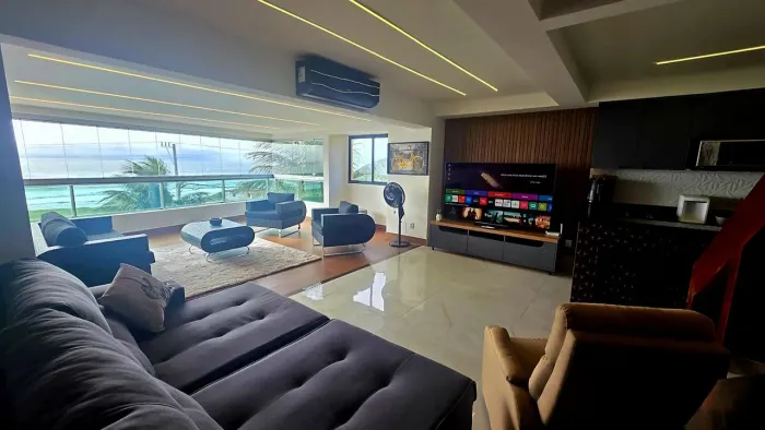 Cobertura Duplex Luxuoso 189m² |Vista Definitva Espetacular para o Mar | Porteira Fechada