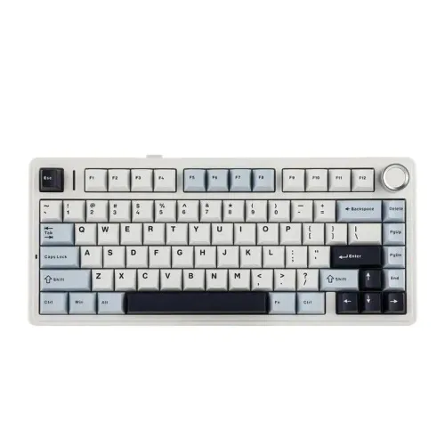 Teclado Aula F75 Glacier Blue | Switch Leobog Reaper
