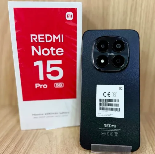 Redmi note 15 Pro 5G 512gb 8gb RAM PRETO NOVO LACRADO PRONTA ENTREGA 