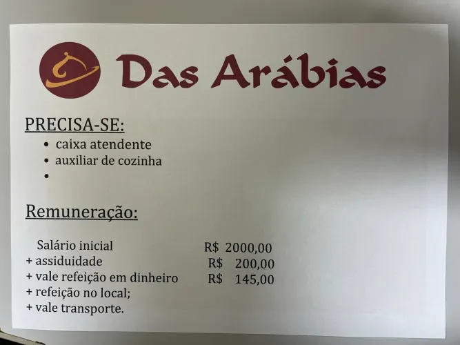 Vaga de emprego
