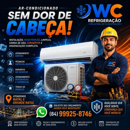 Serviços em ar condicionado split