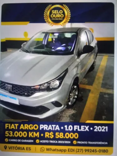Fiat Argo 1.0 6V Flex. 2021