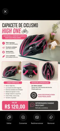 Capacete de ciclismo 