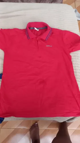 Blusa gola Polo vermelha