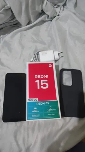 Vendo, Xiaomi redmi 15 dual sim, 16ram/ 256gb <br>Ano 2025<br>Cinza tintan