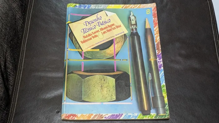 Livro Vintage: Desenho Técnico Básico - Ed. Ática (Anos 80/90)
