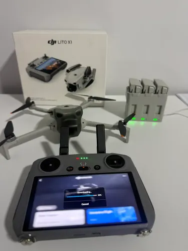 Drone Dji lito x1 combo fly more Rc com tela 
