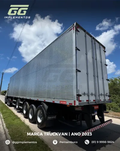 Carreta baú 4 eixos l Marca Truckvan l Ano 2023