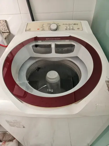 Lavadora Brastemp com defeito no agitador