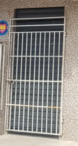 Porta ferro de enrolar para barbearia e lanchonete etc
