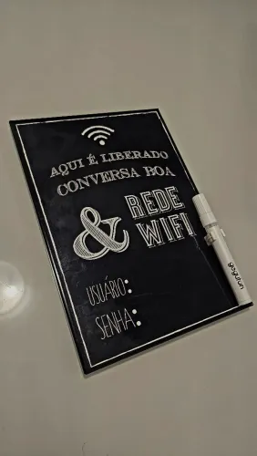 Quadro para senha Wi-fi