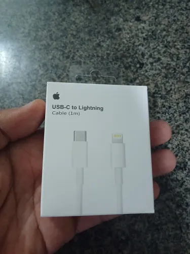 Cabo tipo C para Lightning Aceito cartão
