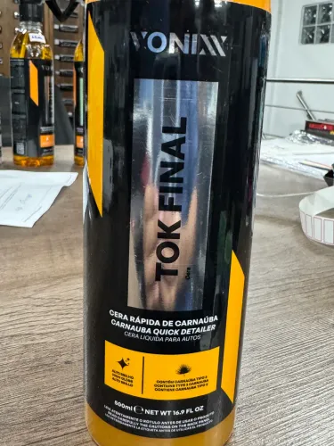 Vonixx tok final cera rápida de carnaúba 500ml na promoção só 39,00
