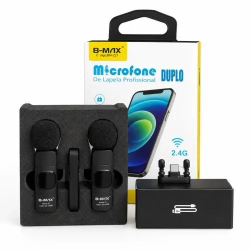 Microfone de lapela