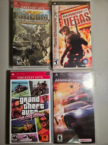 Lote VI - Jogos PSP - 4 Jogos Originais Americanos