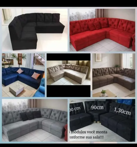 SOFA DE CANTO NOVO FRETE GRÁTIS