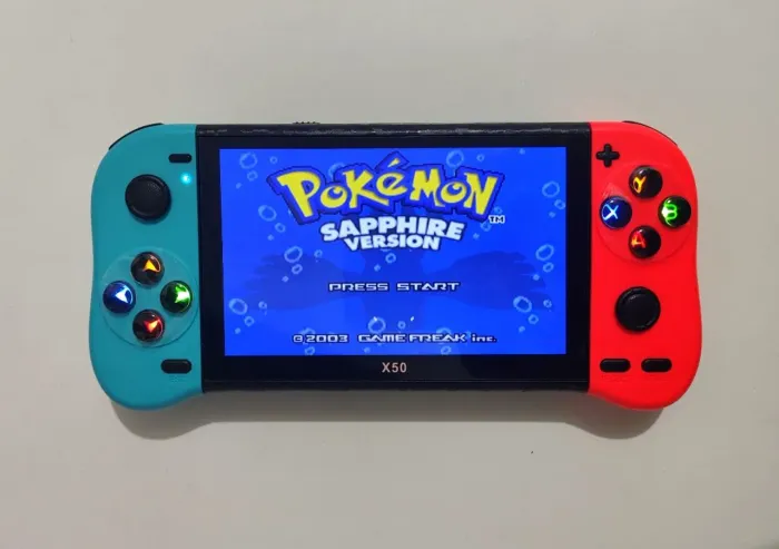 Console Portátil 5.1" recheado de jogos SNES GBA... (novo)
