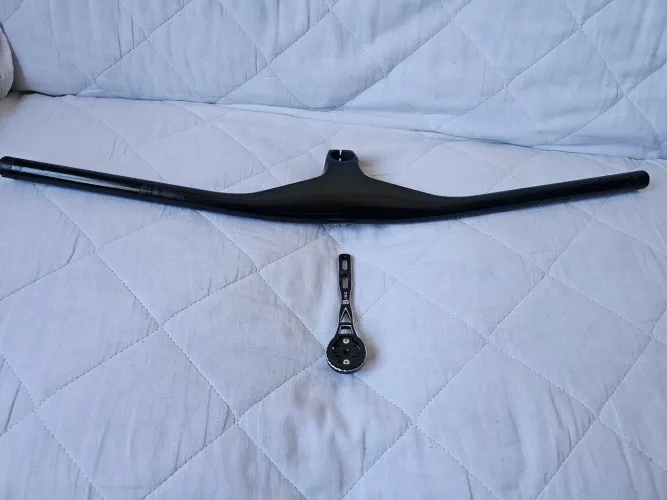Guidão integrado Carbono Mtb
