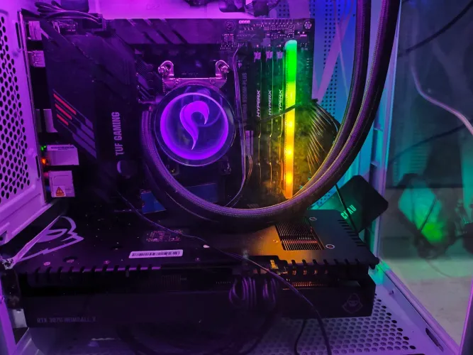 Computador Ryzen 75700x com rtx 3070 b550m Asus tudo novo