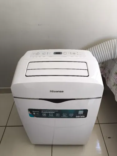 AR CONDICIONADO PORTATIL ELETRICO HISENSE 12000 BTUS FRIO AP-12CWBRNPS01 - 127V