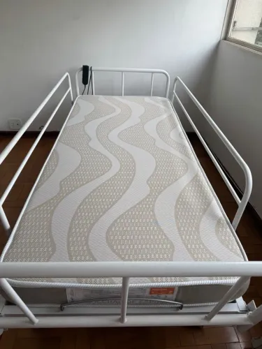 Cama Hospitalar Motorizada Pilati Evolution Articulada Branco