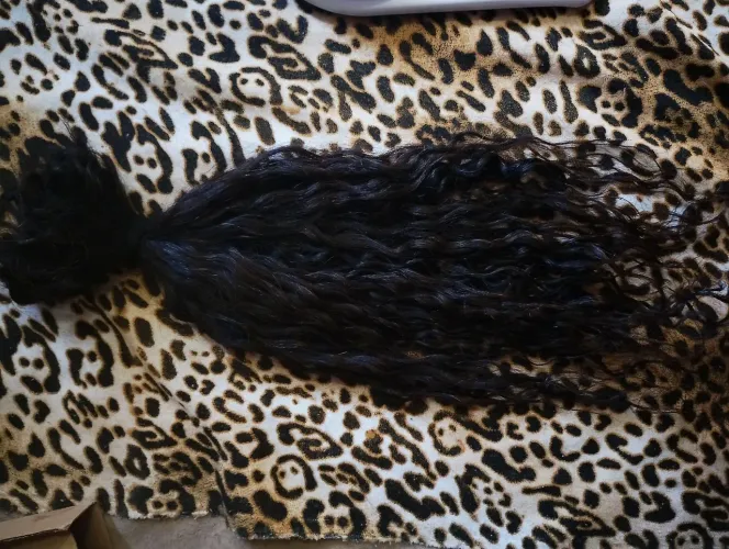 Cabelo humano cacheado