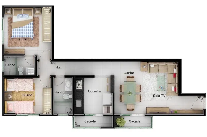 Apartamento para alugar