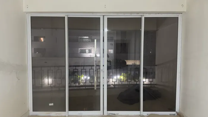 Porta de correr 4 folhas 2 fixas tamanho L3,60 x A2,44