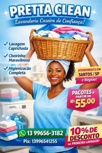  ? LAVANDERIA CASEIRA EM Santos - MORROS E REGIÃO ?