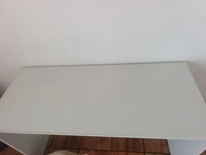 Mesa Escrivaninha Branca para Escritório / Home Office (100x45cm)