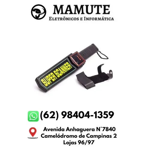 Detector De Metais Portatil Alta Sensibilidade Segurança
