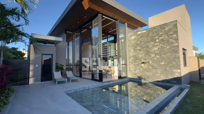 Casa Térrea de Alto Padrão no Alphaville Bauru 4 Suítes, Piscina Aquecida e Automação