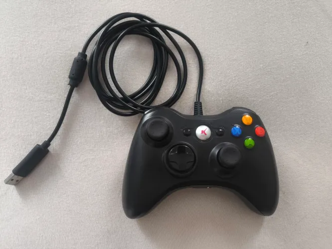 CONTROLE XBOX 360 COM FIO - KNUP KP-GM033