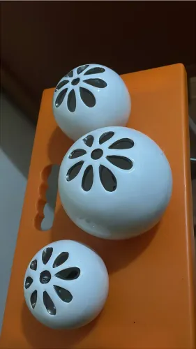 Conjunto de bolas de porcelana