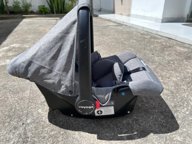 Bebê conforto Infantil cadeirinha para carro Beta cinza Voyage