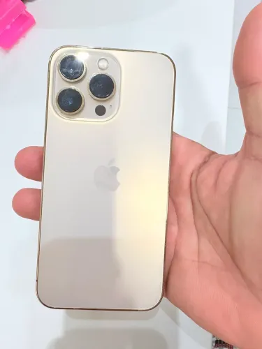 iPhone 13 Pro 128GB Dourado - Super Conservado - Nunca Aberto - 84% Bateria 