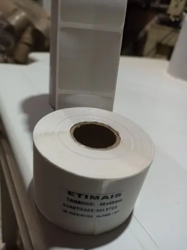 Etiqueta termica 40x40 caixa com 40 rolos