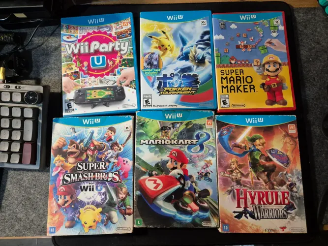 11 jogos originais Nintendo Wii U