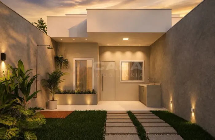 Casa linear moderna em Campinho da Serra | lançamento
