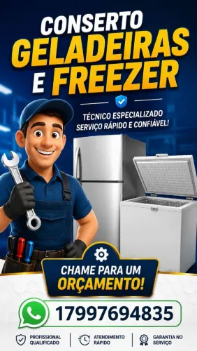 Conserto Geladeira freezer 