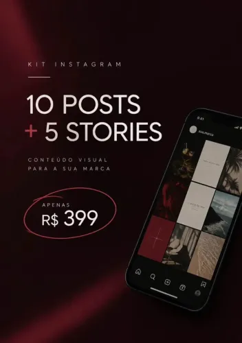 Kit Instagram: 10 Posts + 5 Stories