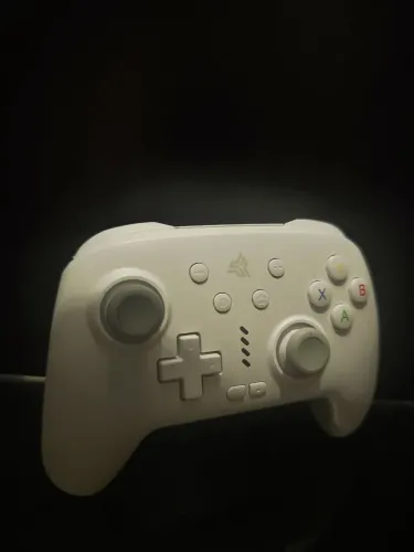 Controle Gamer Knup KP-GM038 Branco RGB (Novo) - PC, Switch, Celular e PS3